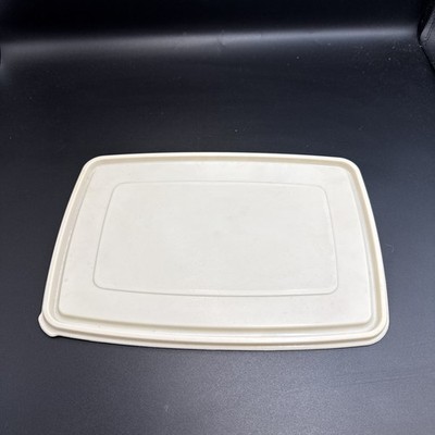 Vtg Rubbermaid Servin Saver #7 0005  Almond Lid LID ONLY