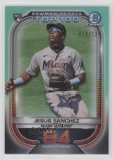 2021 Bowman Scouts Top 100 Aqua Refractor 14/125 Jesus Sanchez #BTP-84 03ok