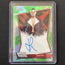 🔌IU 2026 TOPPS CHROME WWE RED BRAND AUTO GREEN REFRACTOR /99 GUNTHER