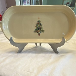 Fiesta Christmas Tree Bread Serving tray 