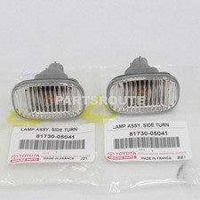Toyota Supra 1993-1998 Jza80 Oem Genuine Clear Side Marker Signal Lights Pair Toyota Supra 1993-1998 Jza80 Oem Genuine Clear Side Marker Signal Lights Pair