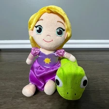Disney Rapunzel Plush Doll Tangled Pascal Stuffed Animal Toy Kid Gift