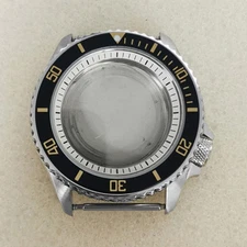 For NH35/NH36/4R Watch Movement Watch Case White Inner Ring Bezel Case Part