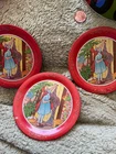 Little Red Riding Hood Vintage Tin Toy Plated By Ohio Art Company Bryan, Ohio 3