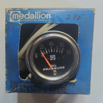 #ad Vintage Oil Pressure Gauge $45.00