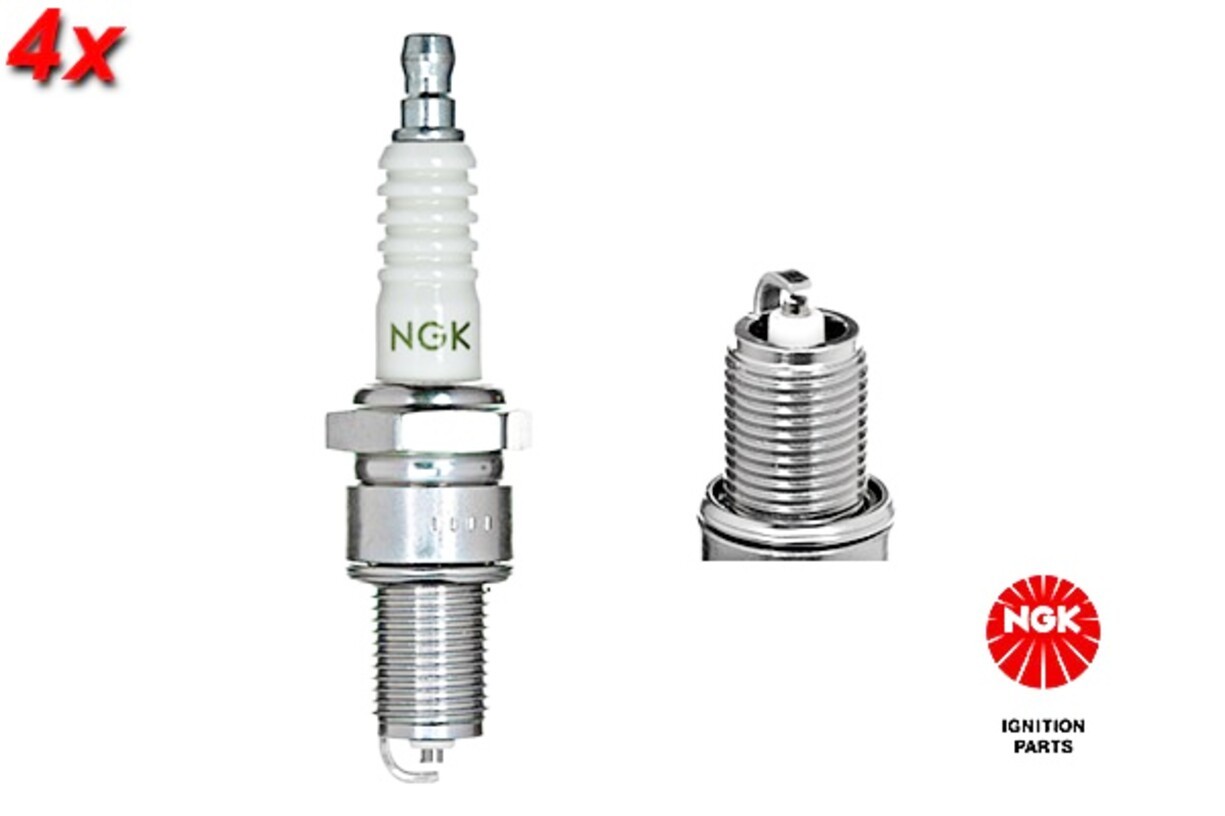 NGK 4x Spark Plug For HYUNDAI H100 93-00 MS851108