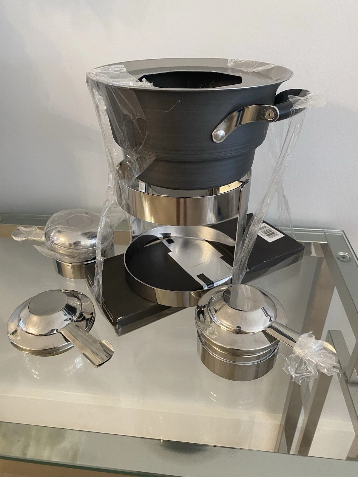 New Fondue Completely Set:Metal Brilliant Fabric: Set Of ( 10 Pieces )
Opens in a new window or tab