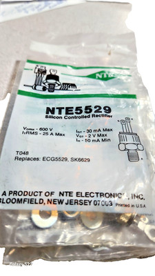 NTE5529 SCR USED I VARIOUS APPLICATIONS
