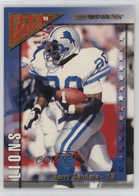 1999 Donruss Fan Club Gold 3391/5000 Barry Sanders #FC20 HOF 12gr