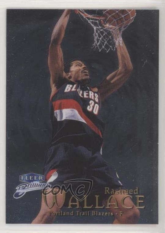 1998-99 Fleer Brilliants Rasheed Wallace #74 3c7