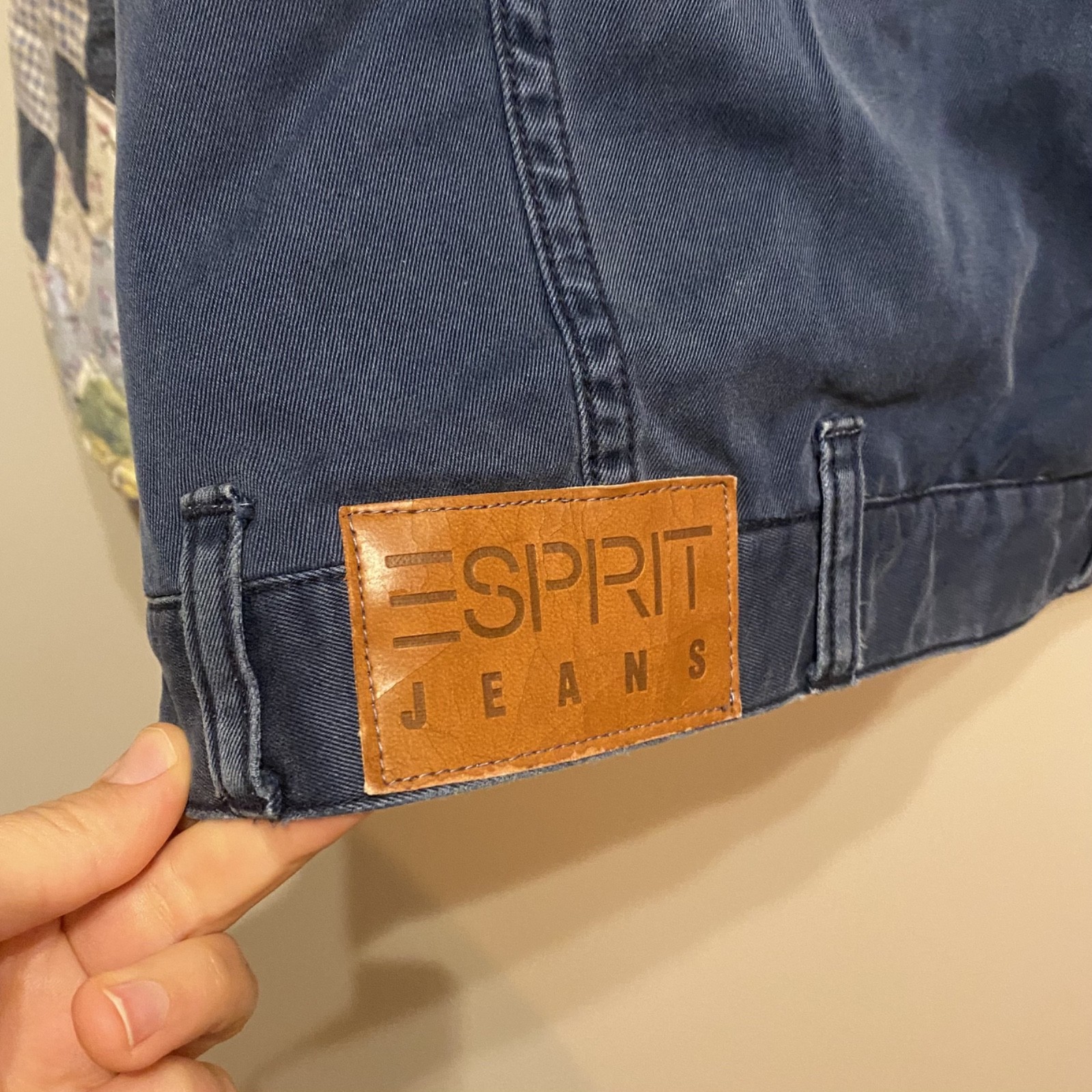 Handmade Quilted Denim Patchwork Jacket | Deanne'… - image 4