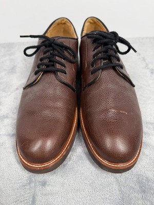 Samuel Hubbard M2150 Men s 10.5 Brown Leather Oxford Shoes Vibram Portugal