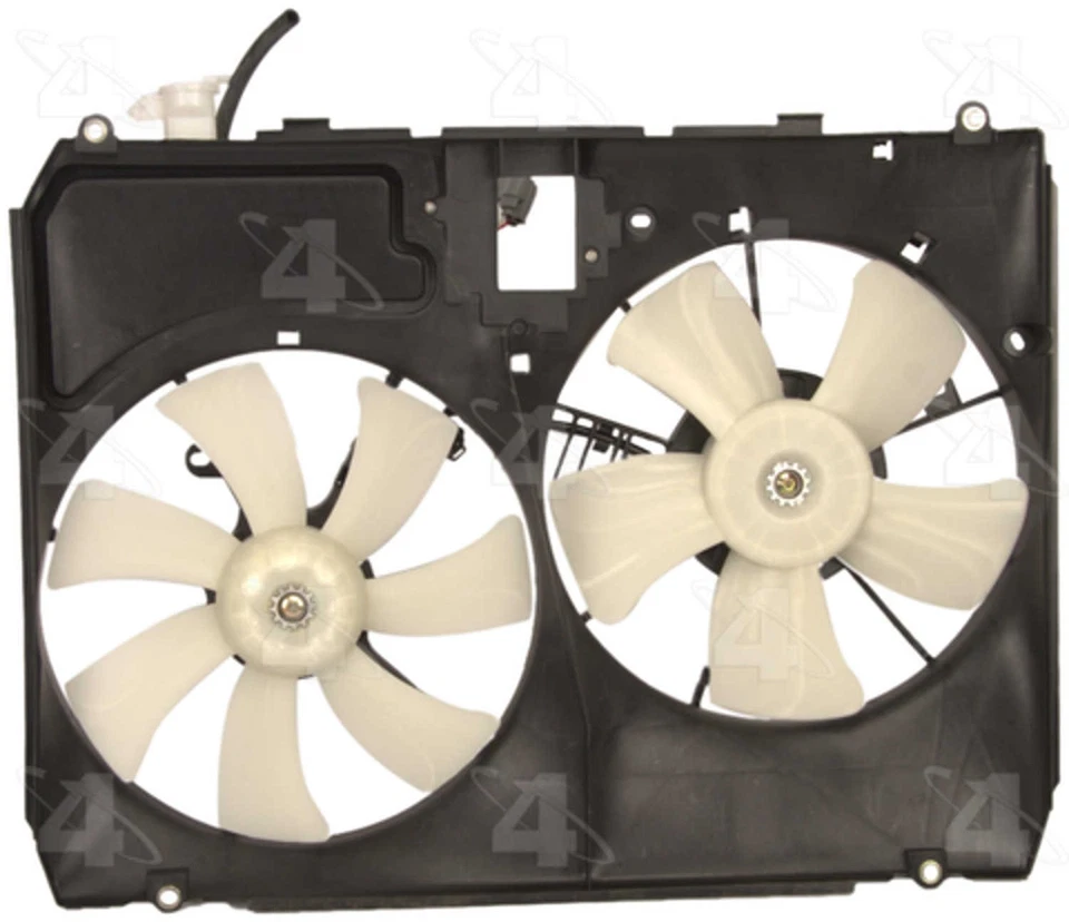 Ventilador de radiador y condensador doble para Lexus ES300h RX330 2004-2017 CUATRO ESTACIONES Foto 2 de 2