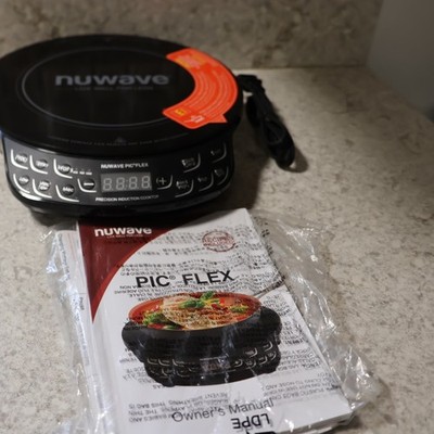 NuWave PIC FLEX Precision Induction Cooktop Hot Plate Black 30532 Tested Working