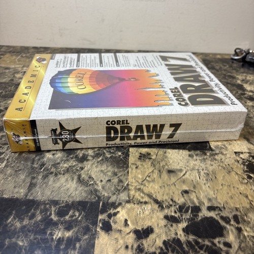 NIB Corel Draw 7 & Corel Photo-Paint 7 Windows 95 NEW AND SEALED Software 1998 - Picture 4 of 6