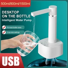 5 Gallon Desktop Water Bottle Dispenser Automatic Water Pump USB With 1.5m Hose