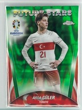 23-24 Topps Chrome UEFA Euro Arda Guler Future Stars Green Lava #143 Real Madrid