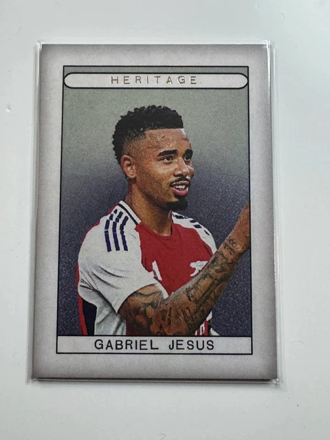 2024-25 Futera Unique Arsenal Heritage #21 Gabriel Jesus 15/15