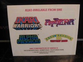 IRON TANK Nintendo NES Game Original 1988 SNK Instruction Manual Booklet *ONLY*