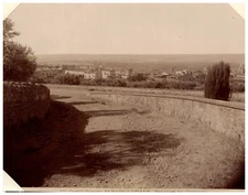 Italie, Castelli Romani, Albano Laziale, Panorama dai Cappuccini Vintage albumen