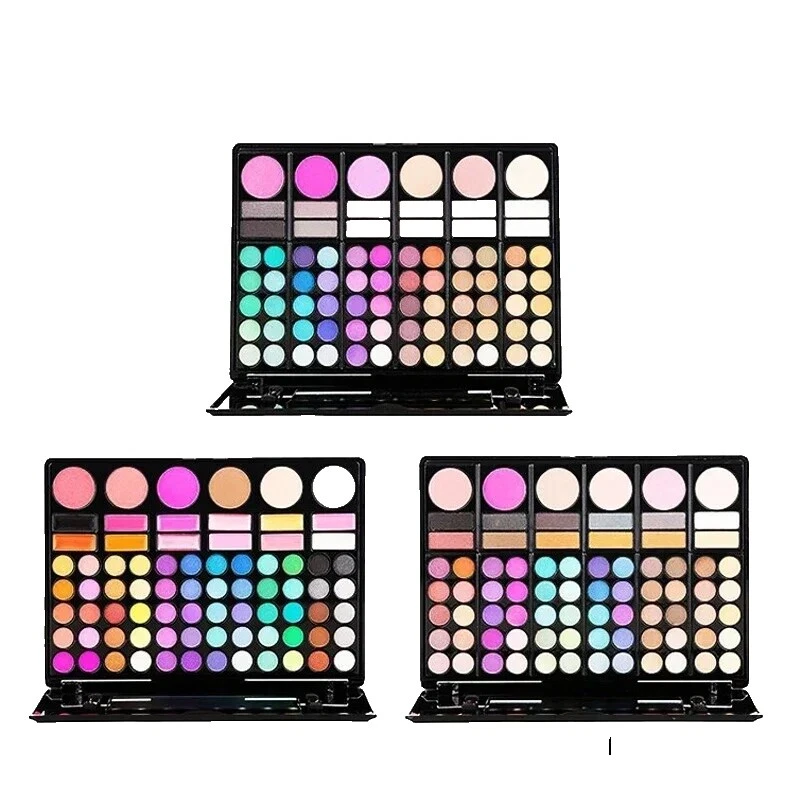 Paletas de productos de gel para sombras de ojos