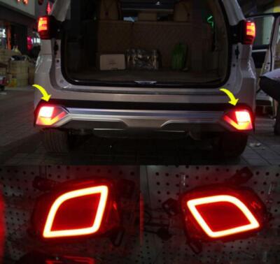 LED Rear Fog & Tail Bumper Light Set – Fits Toyota Highlander 2015–2018 (Pair)