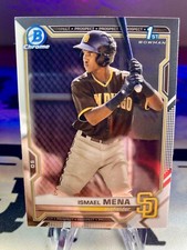 2021 Ismael Mena Bowman Chrome Prospects 1st Bowman #BCP-36 San Diego Padres