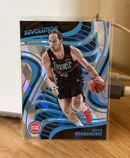 2022-23 Panini Revolution Cubic #96 Bojan Bogdanovic /50 SSP Insert DET Pistons