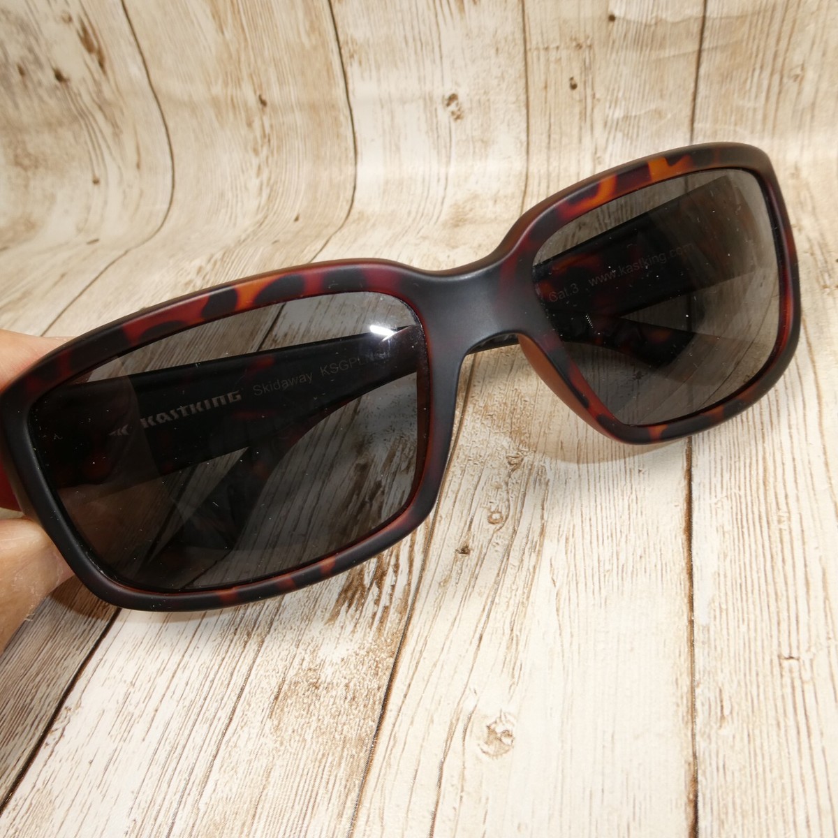 Kastking Matte Tortoise Brown Polarized Sunglasses 