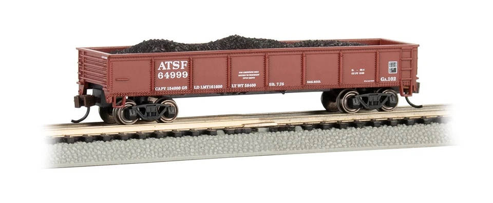 17251 Wagon Fret Gondola ATSF Bachmann Train 1/160 N - Photo 1/1