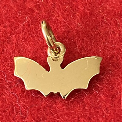 Dodo Pomellato 18kt Yellow Gold Bat Pendant Original Rare Halloween