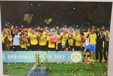 Borussia Dortmund DFB Pokal Sieger 2012 Fan Card 21x15 cm Das Team Finale #FPG46
