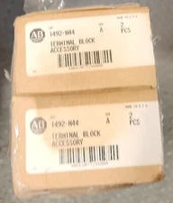 (Lot of 2) Allen Bradley 1492-N44 Terminal Block Accessory 2 Packs of 2 Pieces