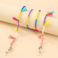Bohemian style colored rice bead glasses chain Sunglasses chain glasses chain AU