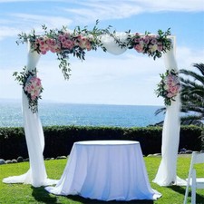 Adjustable Wedding Backdrop Stand Portable Pipe and Drape Backdrop Kit 3x3M US