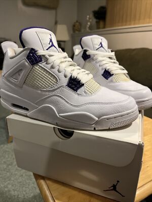 air jordan 4 retro metallic purple size 11 | eBay