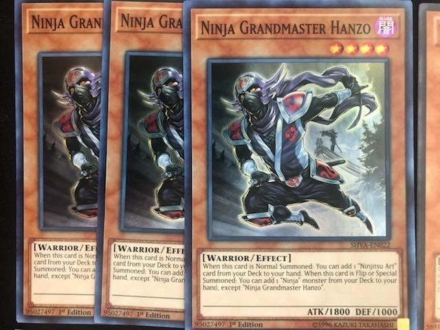 Yugioh - WCQ 2012 Ninja Grandmaster Hanzo-White Dragon Ninj