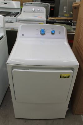 GE GTD38EASWWS 27'' White 7.2 cu ft. Front Load Electric Dryer NOB #150756