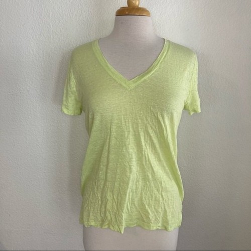 Lou \u0026 grey tee shirt vneck 100% linen 