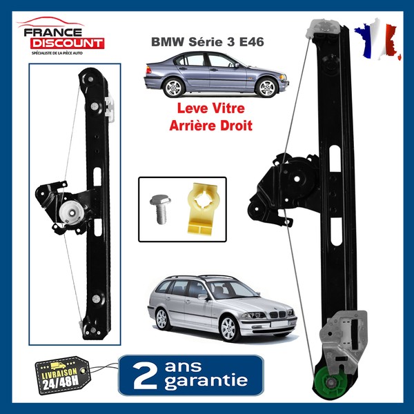 Mechanismus Fensterheber Hinten Rechts Passagier BMW Serie 3 E46 Touring Sedan-image