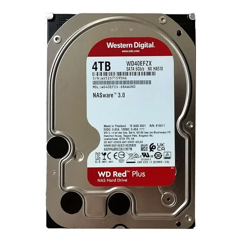 Western Digital Red Plus 4TB WD40EFZX-68AWUN0 5400RPM 128MB 3.5" SATA Hard Drive