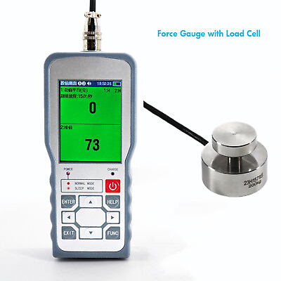 #ad Digital Force Gauge with Load Cell Sensor Test Force Weight Pressure 100KG 1T $221.31
