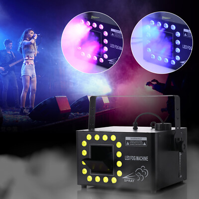 1500W Low Profile Hazer Haze Smoke Machine DMX Theater DJ Party Stage Effect