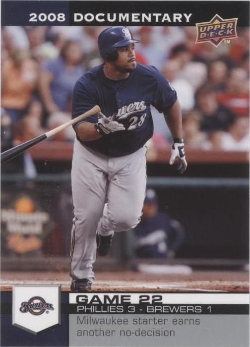 2008 Upper Deck Documentary - Prince Fielder #752 - 1 of 1
