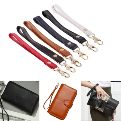 Echtleder Handgelenktasche Handgelenktasche Riemen Griff Ersatz für Clutch Handtasche