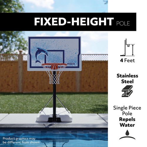 New Child Adult Teen Poolside Portable Basketball Hoop (44-inch Impact) - 91213 - Picture 4 of 12