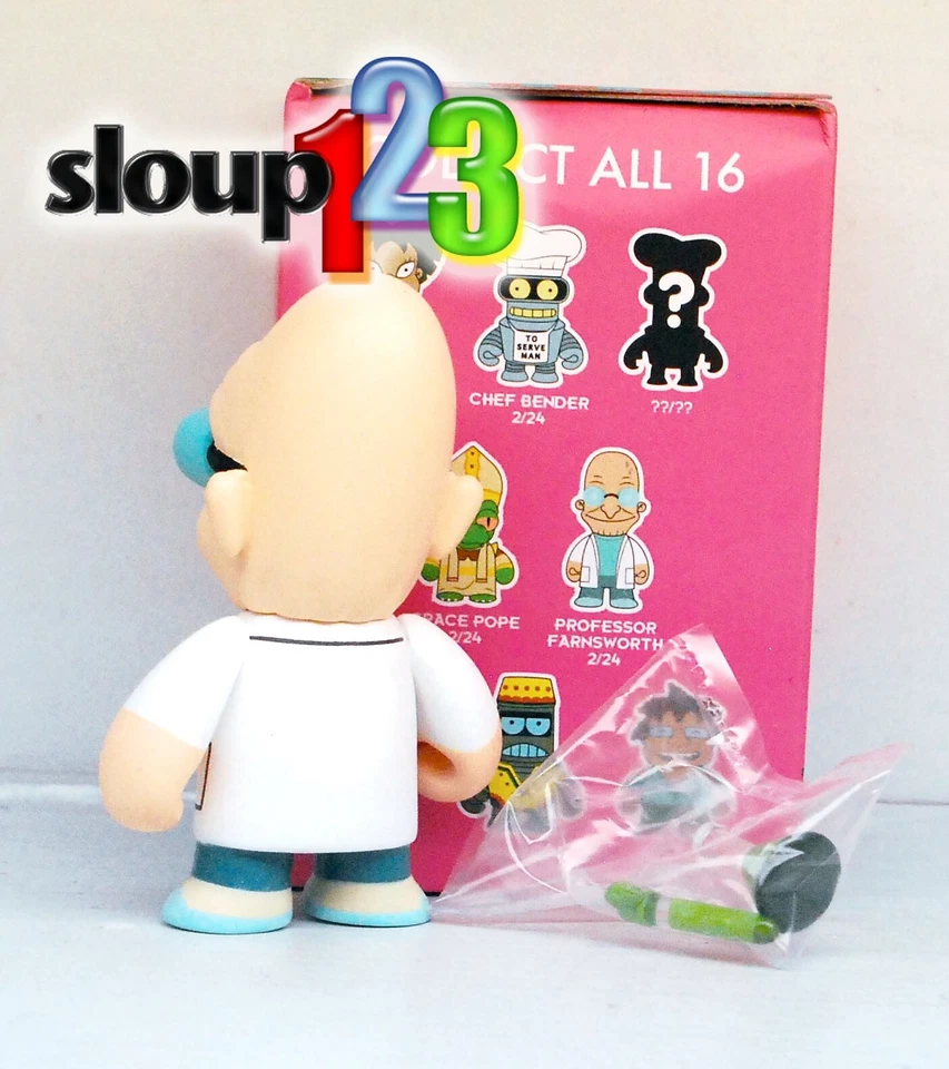 KIDROBOT X FUTURAMA - GOOD NEWS EVERYONE - PROFESSOR FARNSWORTH - Image 2 of 2