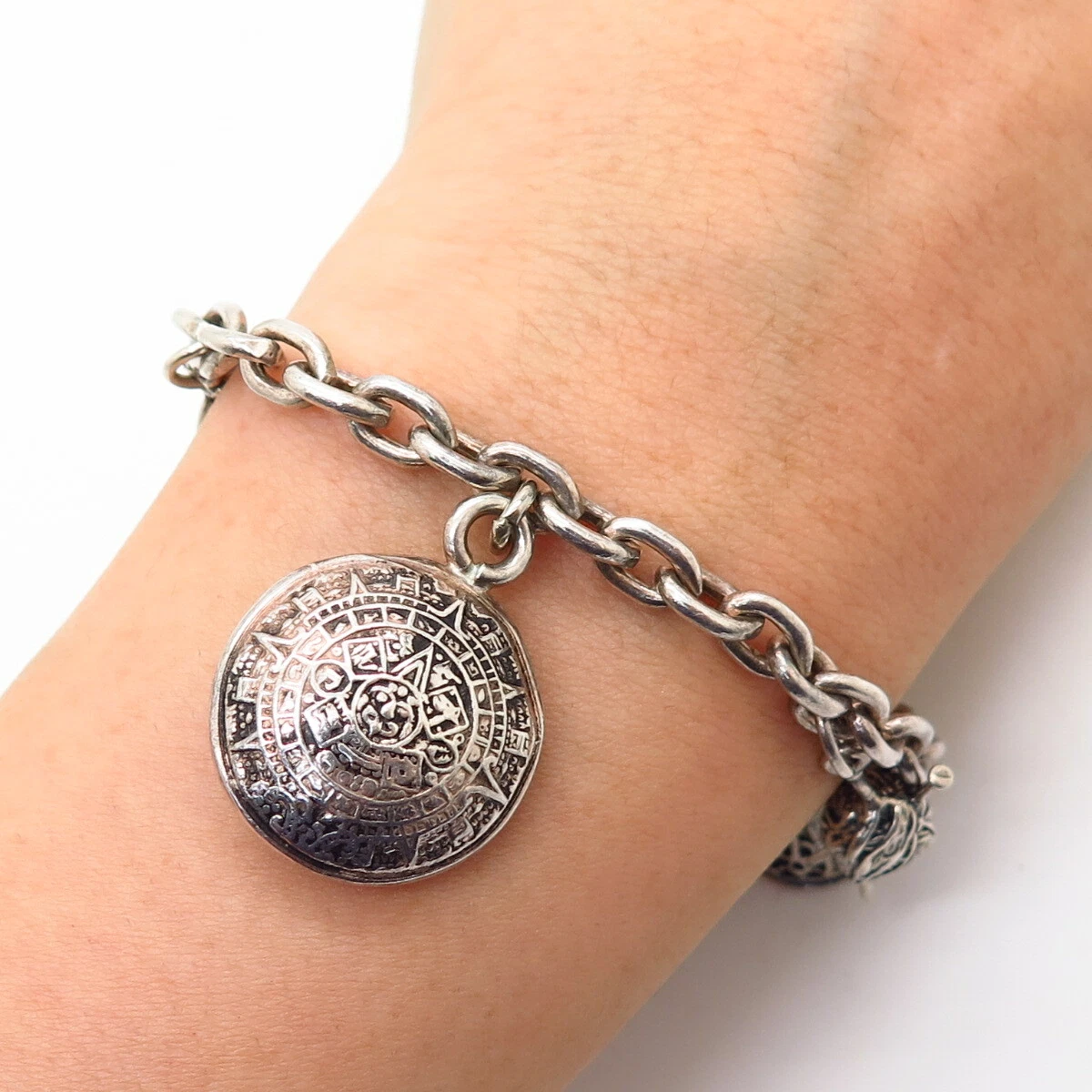 Aztec calendar bracelet sale