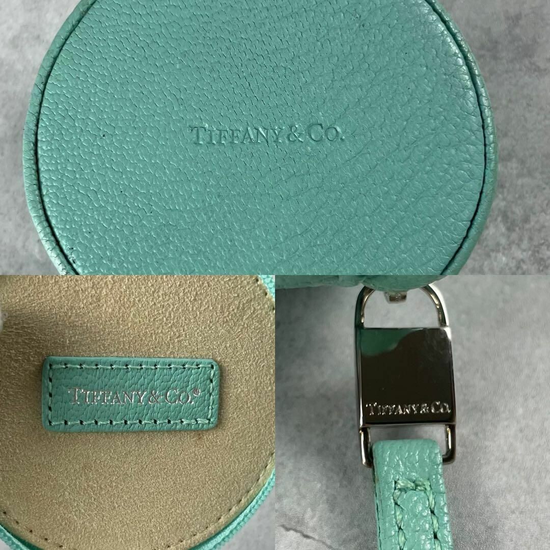 Tiffany & Co. Jewelry Box Pouch Leather Blue 2.9*2.9*1.6 inch | eBay