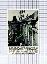 Science Museum London Gloster  Meteor Plane  -  1961 Small Cutting